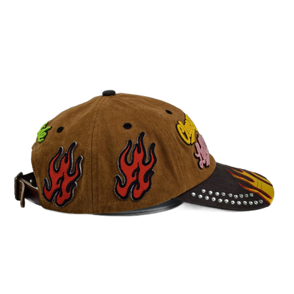 cluezy lefleur 04’ flame skater hat